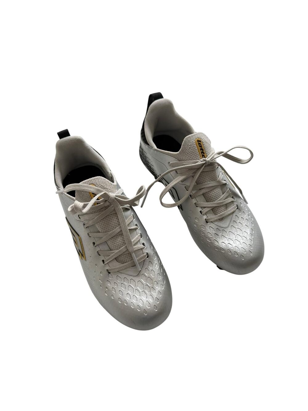 Lotto Silver Soccer Cleats Size 1